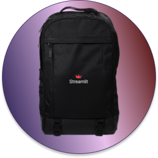 All winners get<br>a Streamlit backpack