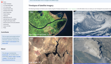 Streamlit for Geospatial Applications